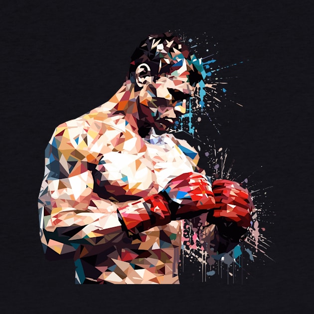 Boxing Boxer Sport Game Champion Competition Abstract by Cubebox